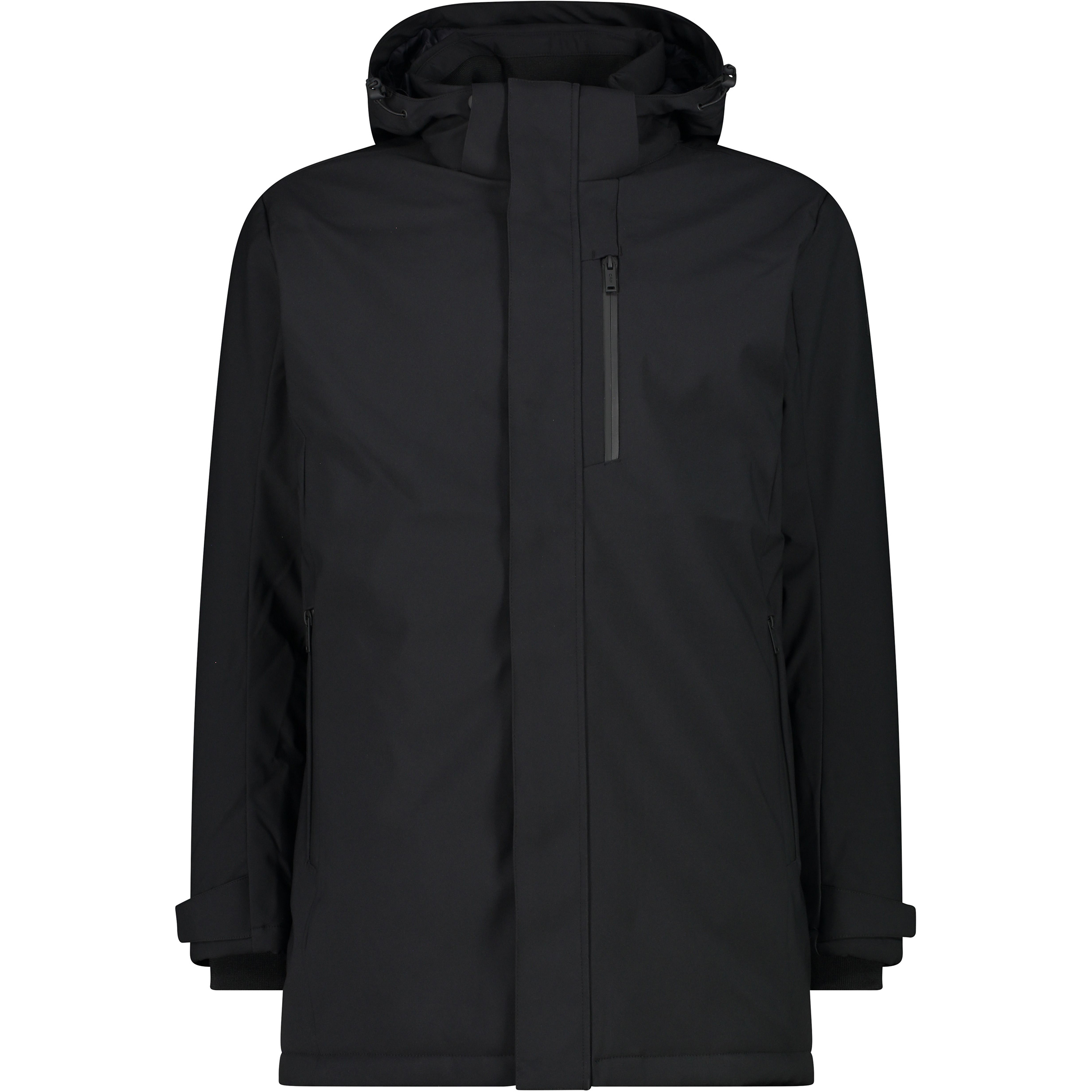 CMP Snaps Parka Herren Winterjacke schwarz Größe XXL Lifestyle Windabweisend Wasserabweisend
