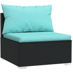 vidaXL, Gartenlounge, Mikkel (3x Eckteil + 2x Mittelteil + Fussstütze)