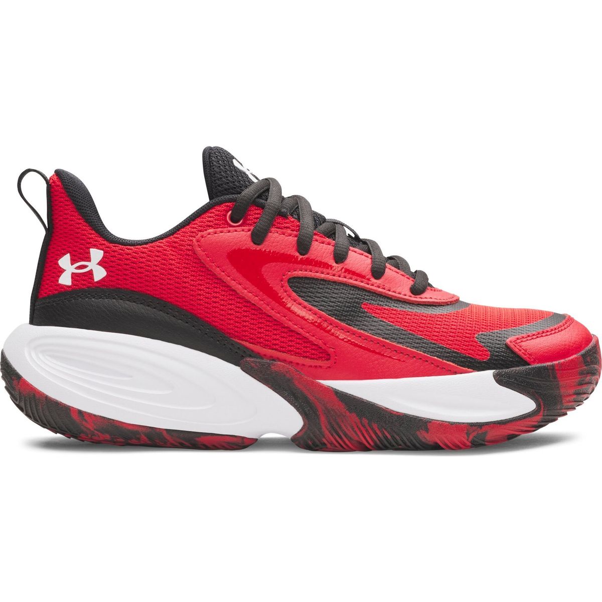 Under Armour GS Lockdown 8 red white (600) 5 6009398-600-5