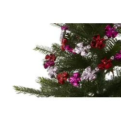 Girlande mit Schleifen   ¦ rosa/pink ¦ Kunststoff