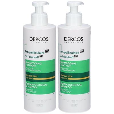 Vichy Dercos Anti-Schuppen Shampoo trock.Kopfhaut 2x390 ml