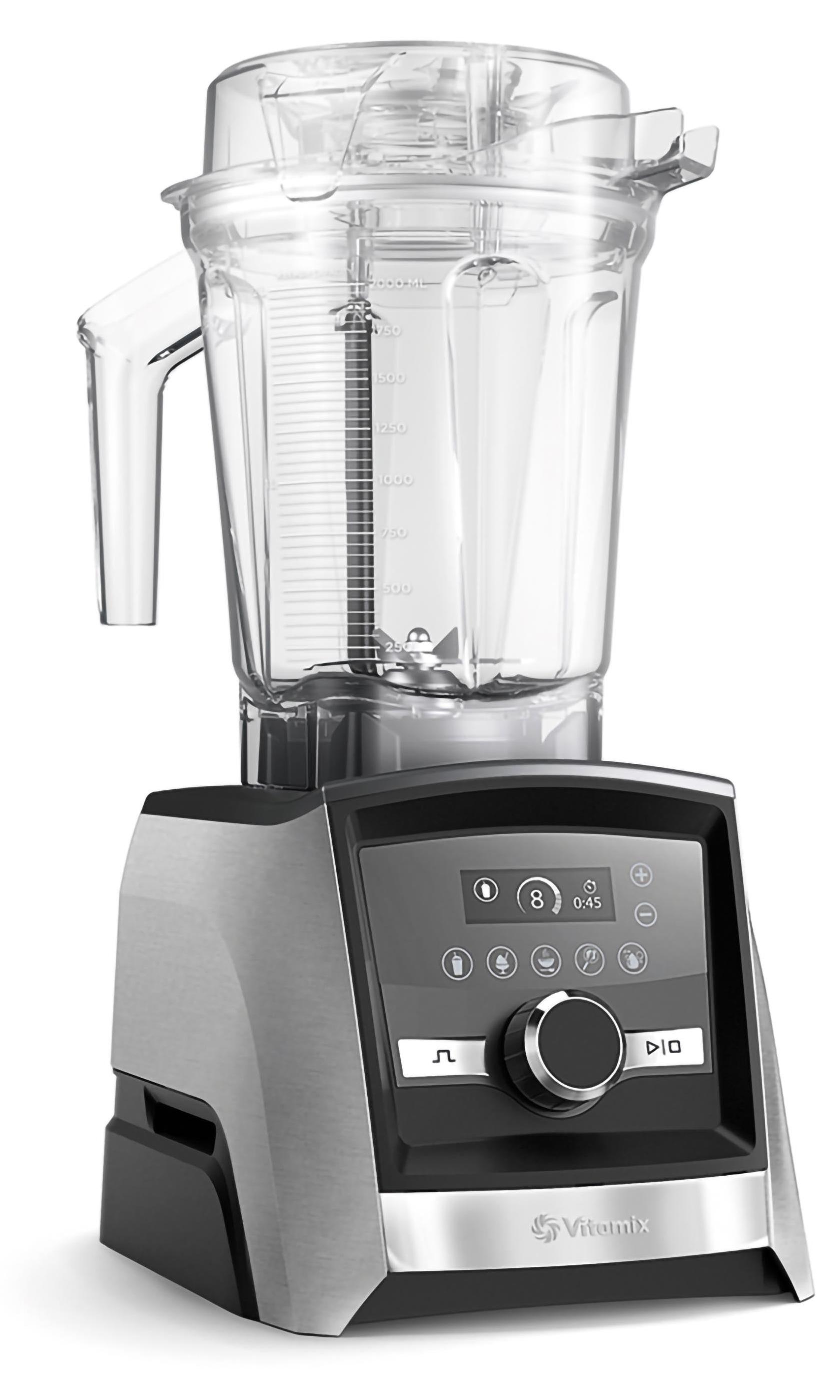 Vitamix VTX A3500 SV, Tischplatten-Mixer, 2 l, Pulsfunktion, 1400 W, Schwarz, Edelstahl