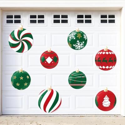 Lush Living Finds Xmas Ball Garage Door Decorations Magnets, Holiday Refrigerator Kitchen Decor Xmas Ball Garage Door Decorations Magnets, Holiday Refrigerator Kitchen Decor