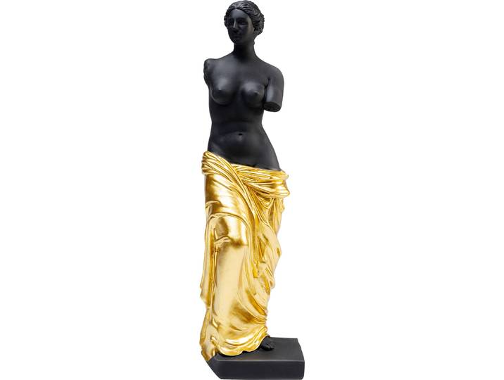 Dekofigur KARE DESIGN Deko Figur Classic Beauty 48cm , gold (goldfarben), B:13,5cm H:48cm T:13cm, Polyresin, Dekofiguren, Dekofigur