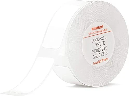 Niimbot Etiketten RP 15x30mm 210 Stück weiß für D11 und D110, 210 Stk