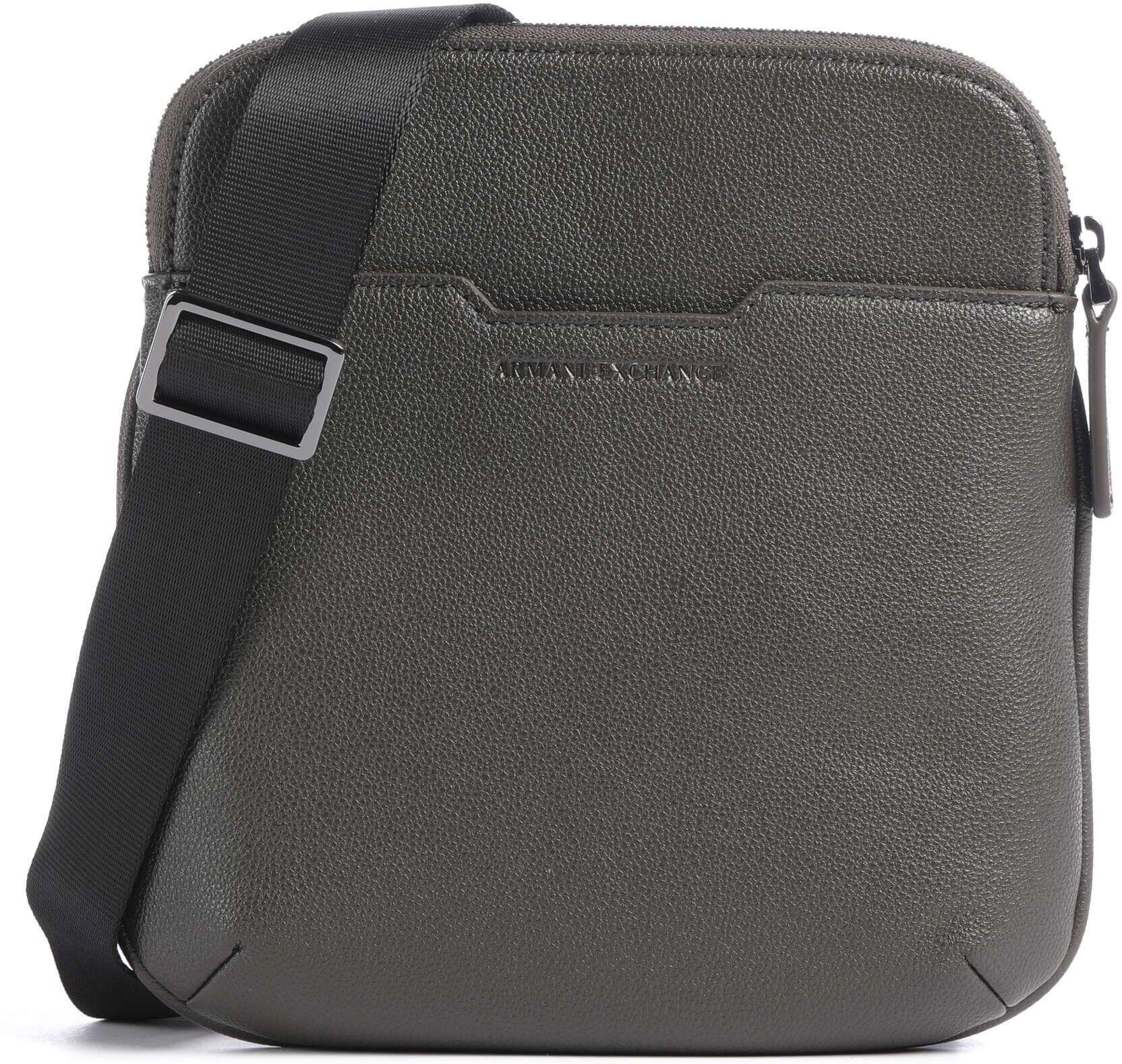 Armani Exchange Alex Umhängetasche aus Leder, braun