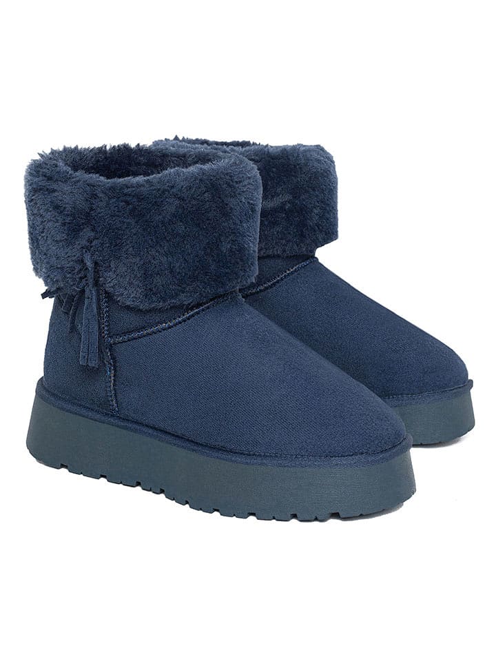 Blackfield Winterboots "Clary" in Dunkelblau - 36