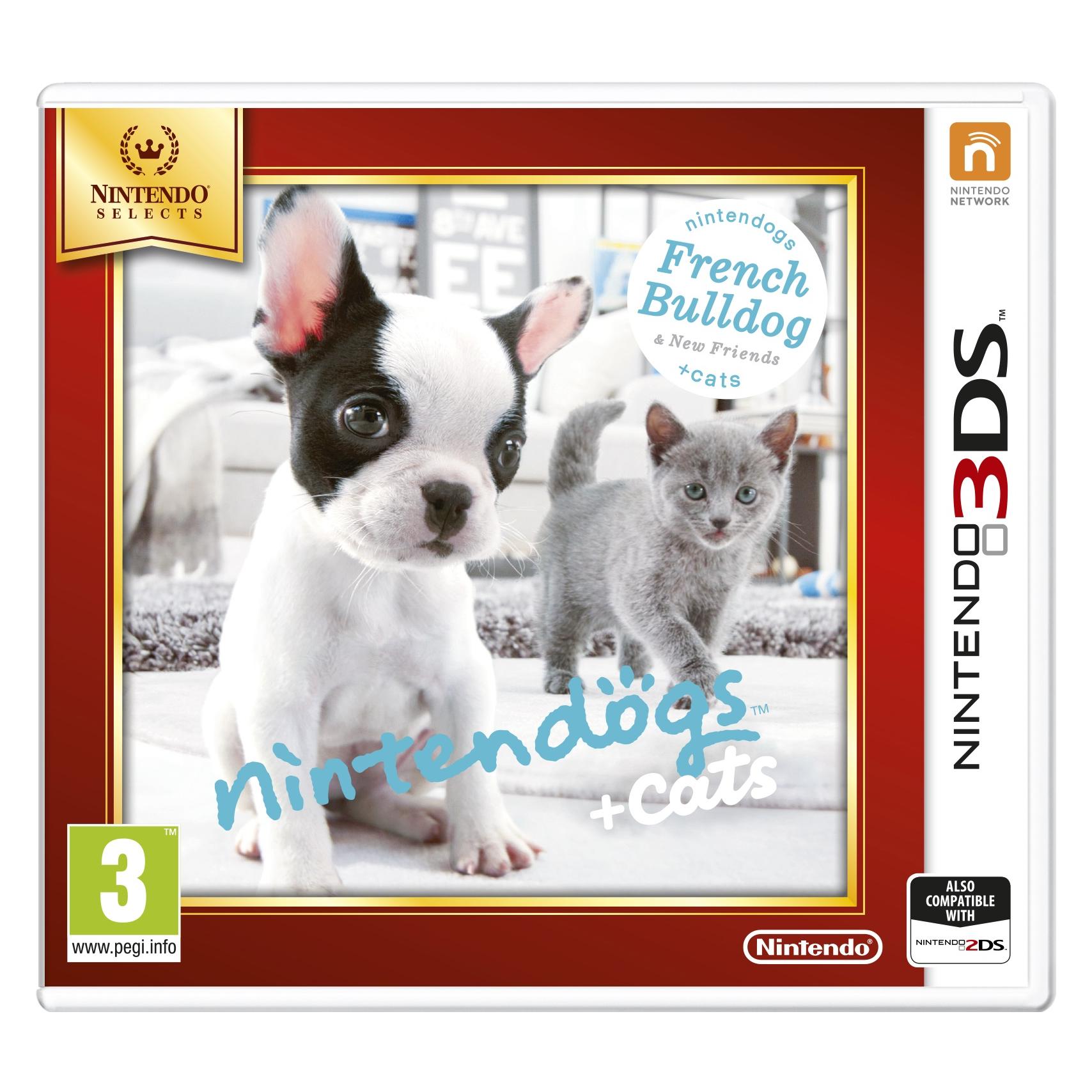 Nintendo gs and Cats 3D French Bulldog (Select) (3DS, EN) (201501)