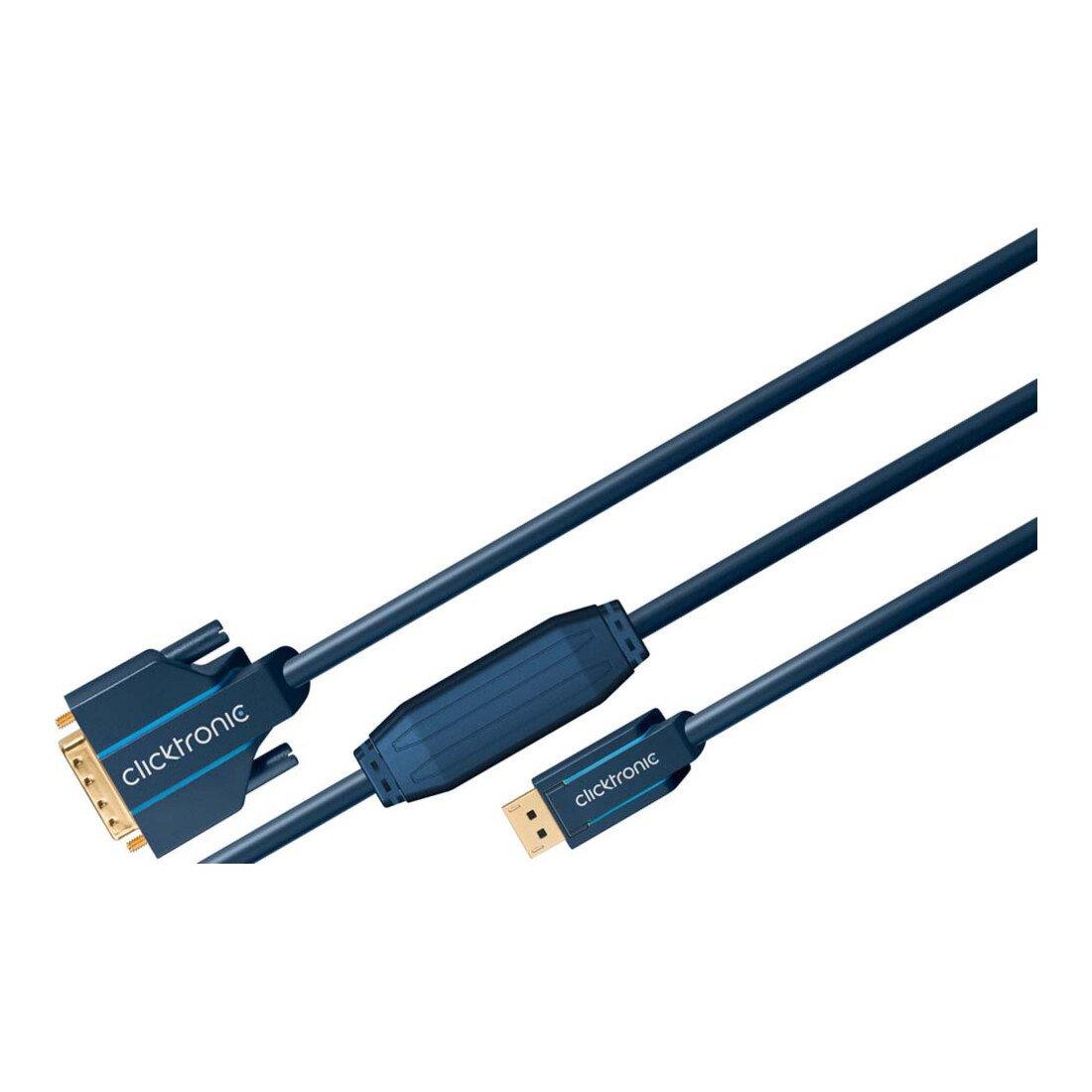Clicktronic DisplayPort/DVI-D-Adapter 2m 70729)