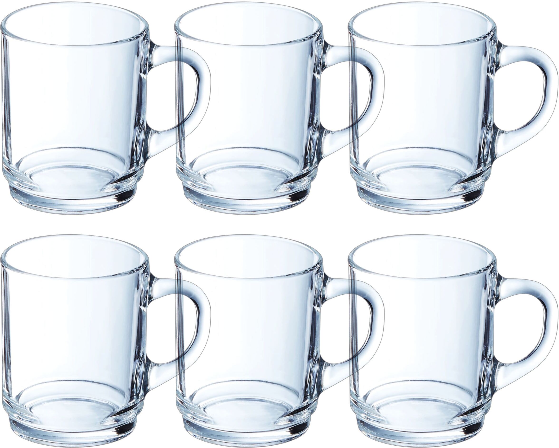 Teeglas MÄSER, transparent, H:9cm Ø:7cm, Glas, Trinkgefäße, Teeglas