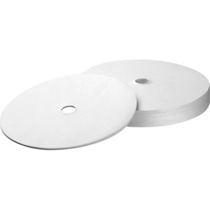 Bartscher Rundfilterpapier A190009250, Ø 195mm, aus weißem Zellstoff, 250 Stück