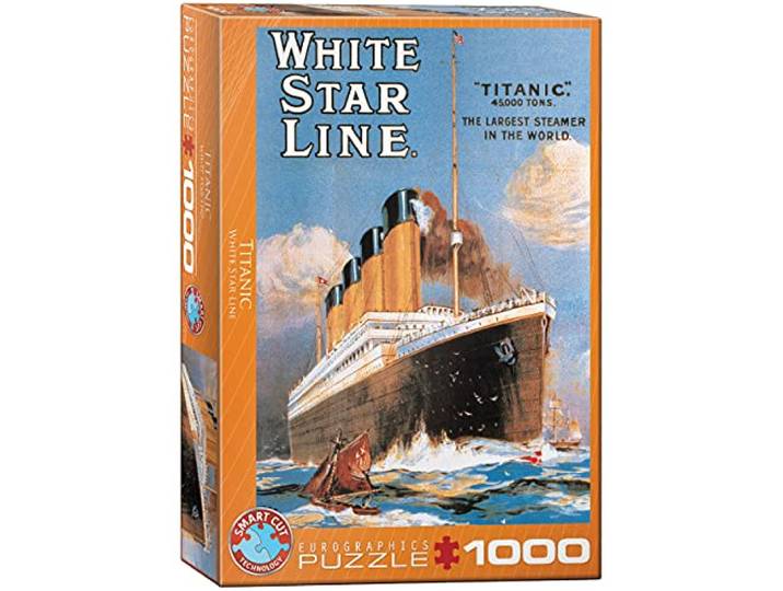 Eurographics 6000-1333 Family Farm Tin Titanic puzzel, meerkleurig, 48 x 68 cm