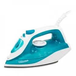 EQUIPEMENT DIRECT Dampfbügeleisen, Keramiksohle, blau, weiß, 2000 W, 220 V - MONO
