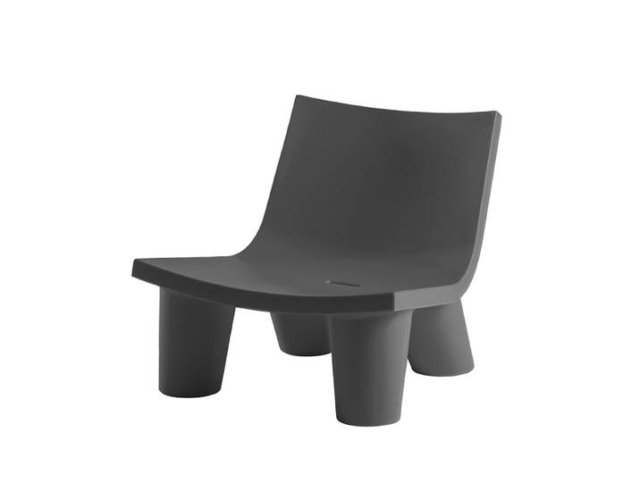 SLIDE fauteuil LOW LITA (Gris - Polyéthylène)