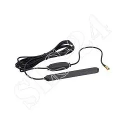 Universal DAB/DAB+ Glasklebeantenne aktiv 5 Volt mit SMB Anschluss Scheibenkl...