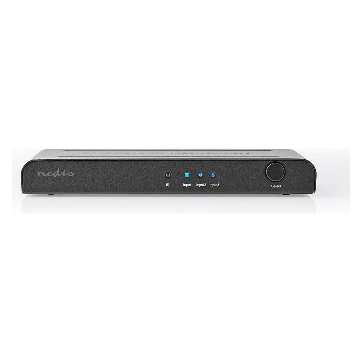 Nedis N VSWI3473AT - HDMI -Umschalter 3 -> 14K2K bei 60 fps/HDCP2.2 (VSWI3473AT)
