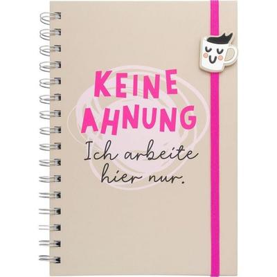 Notizbuch Ahnung 'Keine Ahnung Ich arbeite Ich arbeite hier nur'