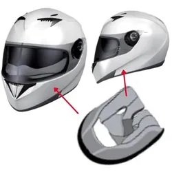 Shark, Motorradhelm Zubehör, Futter (Wangen) S900c