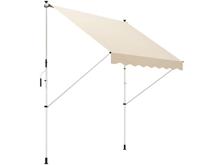 Auvent rétractable manuel Outsunny 300X150X170-280 cm à hauteur réglable