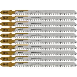 Wolfcraft 8015100 10 Stichsägeblätter Spanplatte Sauberer 10 St.