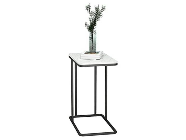 ROHCGHC Beistelltisch, Kleiner schlanker Beistelltisch for kleine Räume, for Sofa(/Black,B)
