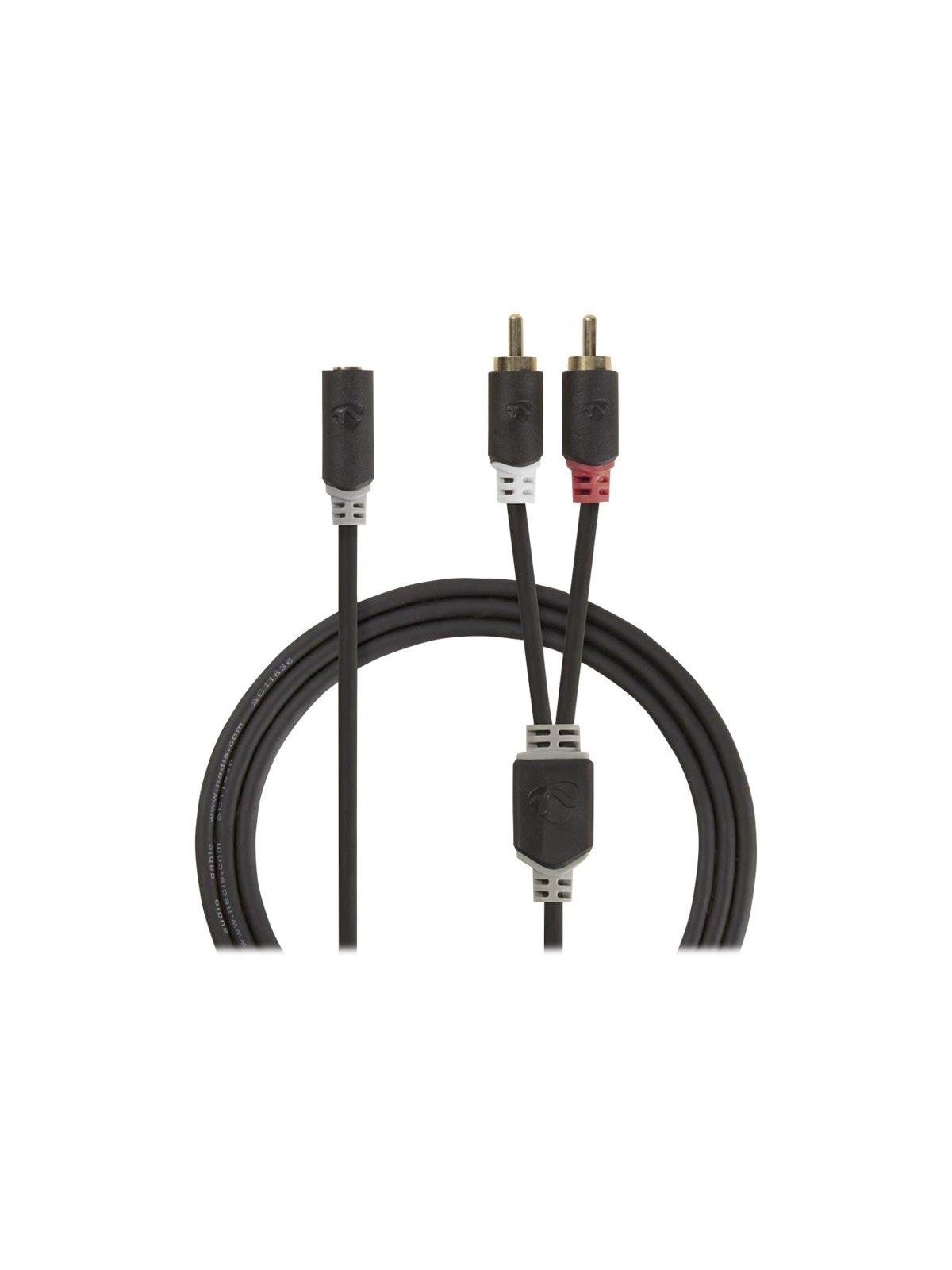 Nedis audio cable - 20 cm