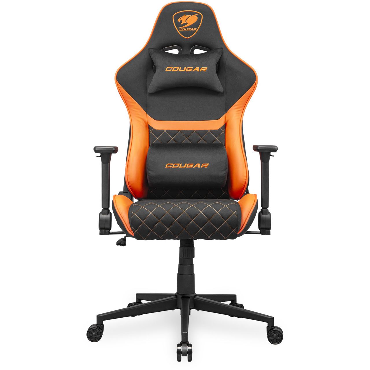 Cougar Gaming-Stuhl Armor One V2 F, PVC/Stoff,Schwarz/Orange