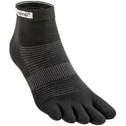Injinji Unisex Run Lightweight Mini-Crew schwarz