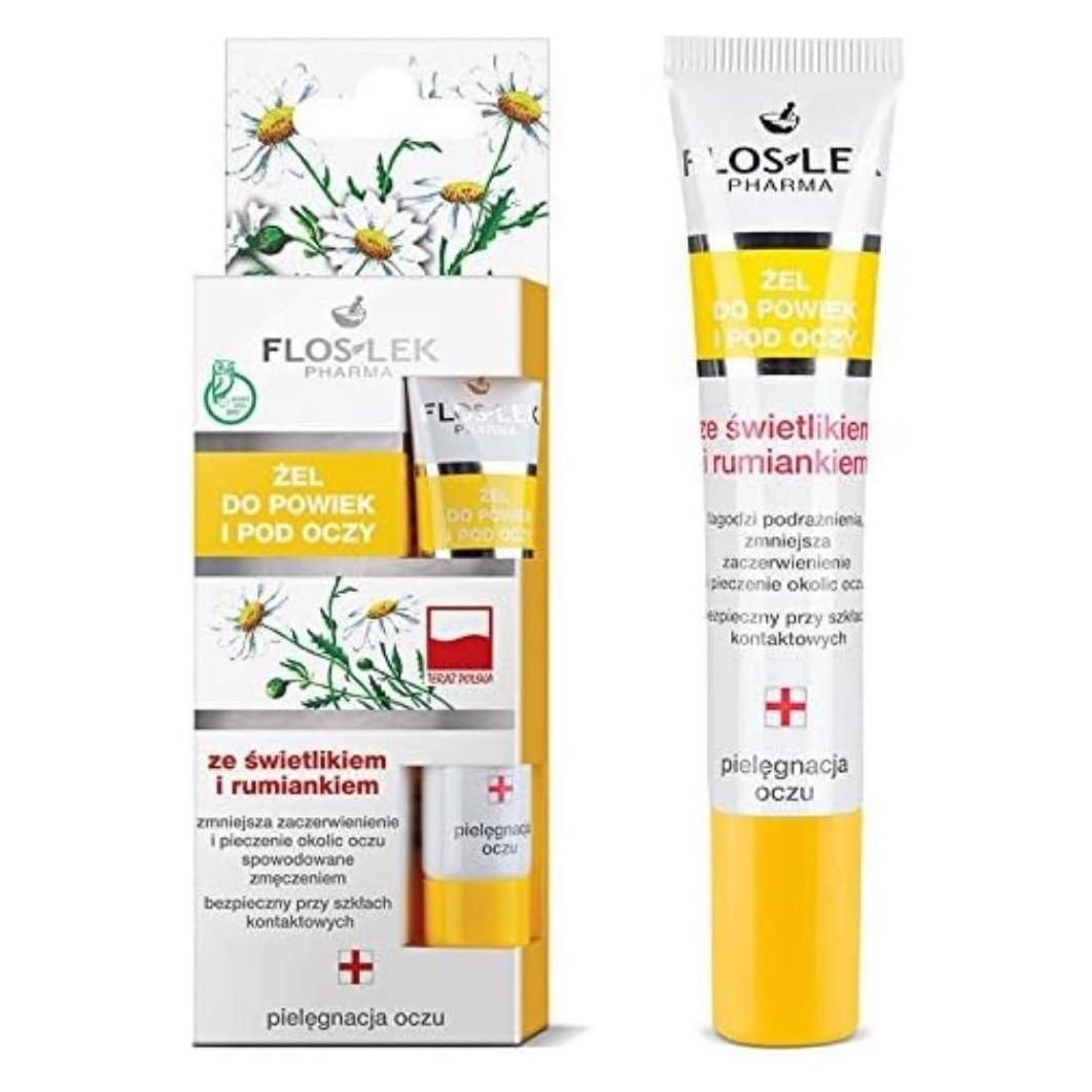 FlosLek Pharma Eye Care (Augenpflege Gel, 15 ml, Tag + Nacht) (141777)