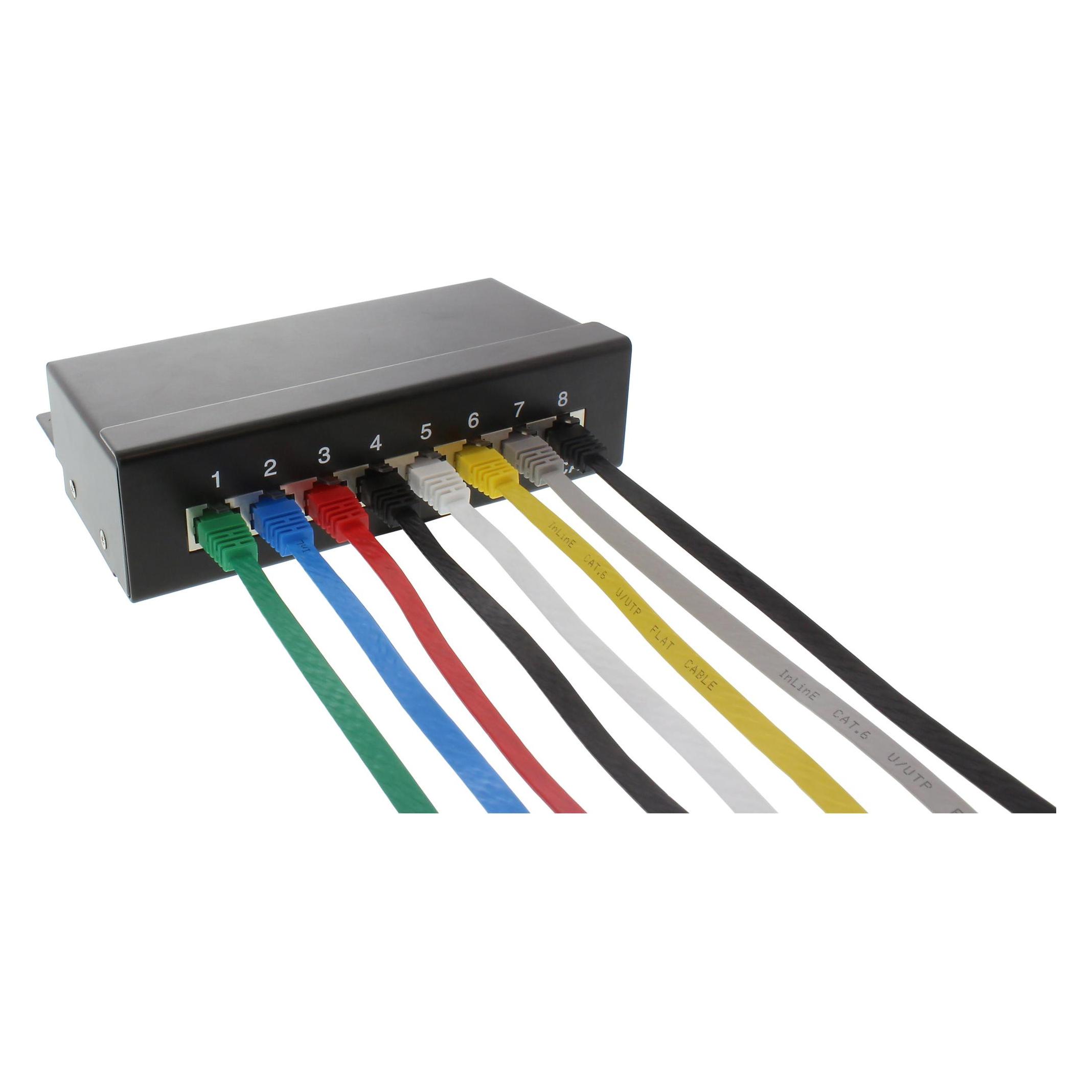 InLine Netzwerkkabel (U/UTP, CAT6, 10 m) (71600S)