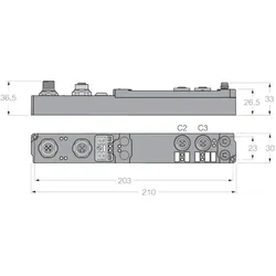 Turck piconet Stand-alone-Modul SDPB-0002D-1002