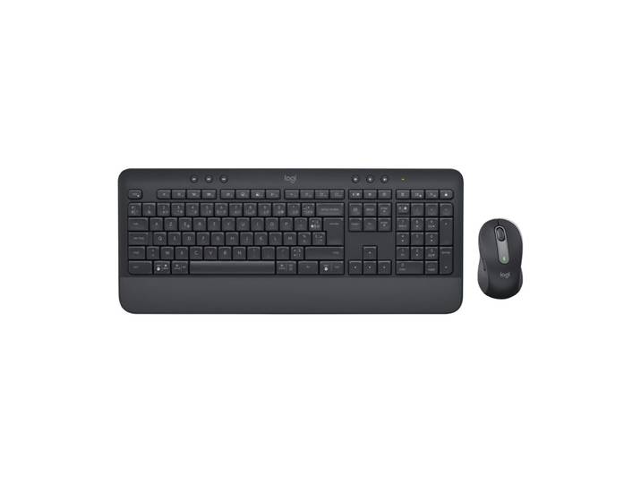 Logitech Ensemble clavier-souris sans fil MK650 - Avec repose poignet intégré - Bluetooth et récepteur USB Logi Bolt - Noir