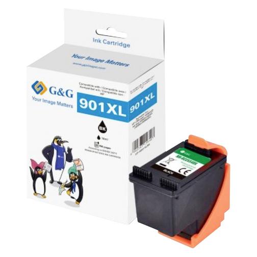 G&G Druckerpatrone kompatibel zu HP 901XL/ CC654EE (BK) (14698)