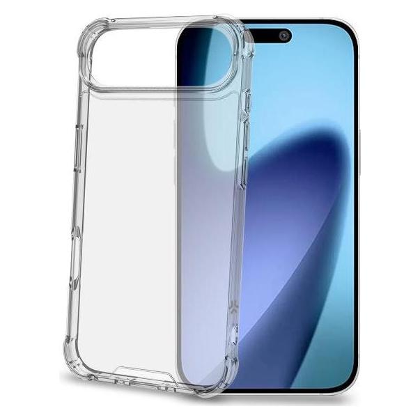 Celly Cover Transparentes Gehäuse mit Farbiger Umrandung (Apple iPhone 14 Pro) (ARMOR1153WH)
