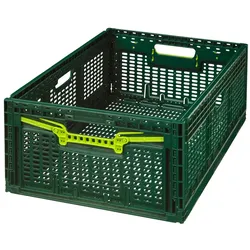 Stabile Klappbox aus Kunststoff 60x40x21,9 cm Gemüsekiste Faltbox