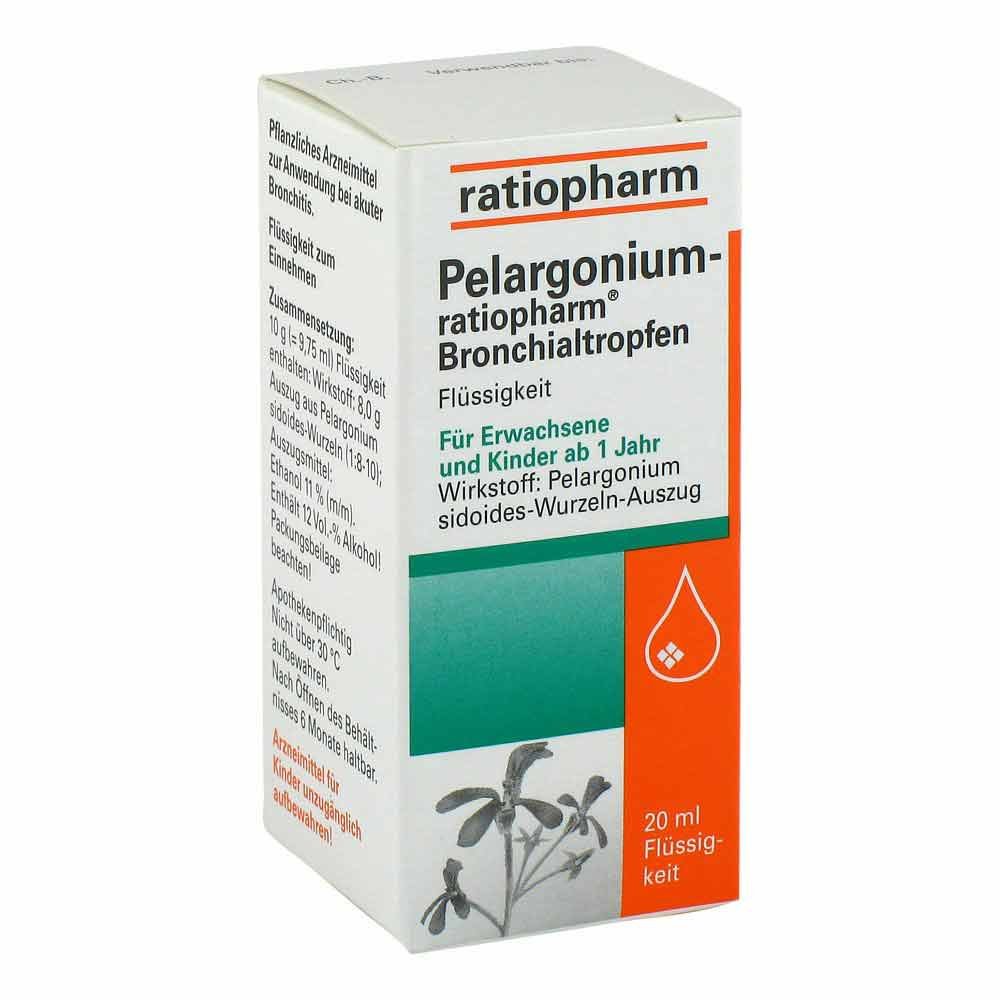 ratiopharm GmbH Pelargonium-ratiopharm Bronchialtropfen 10086876