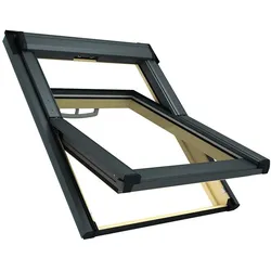 Roto Dachfenster Q42C H200 Schwingfenster Holz Fenster, 78x180 cm (7/18)