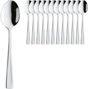 Amefa Espressolöffel Atlantic, 10,8 cm, Edelstahl 18/10, silber poliert, 12 Stück