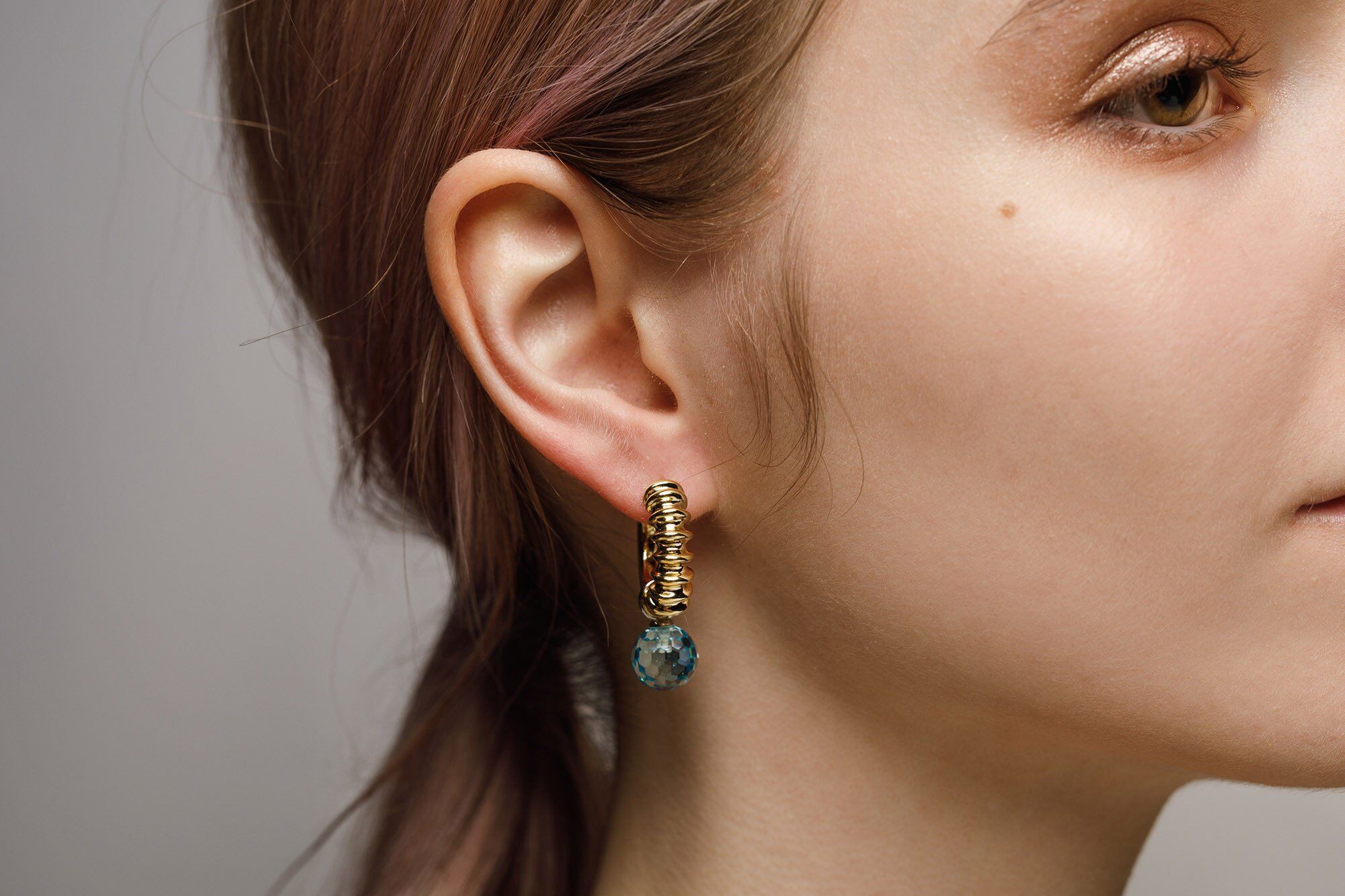 NEORE Kyra Gold & Belle L Aquamarine Gift Set