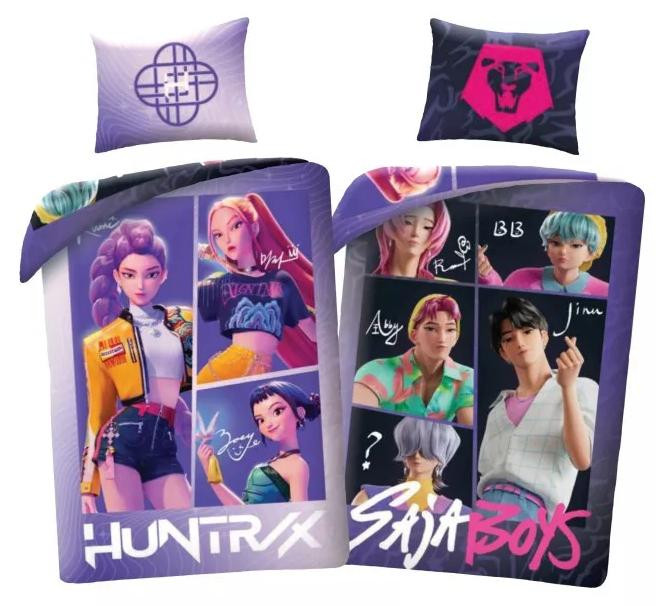 Halantex K-pop Demon Hunters Honmoon dekbedovertrek voor volwassenen, 140 x 200 cm