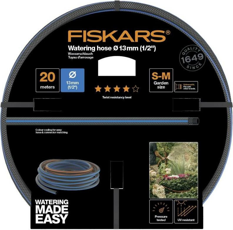 Fiskars Tuinslang Q4, 13 mm (1/2 inch), 20 meter