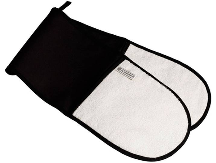 LE CREUSET - Keukentextiel - Dubbele ovenwant Zwart