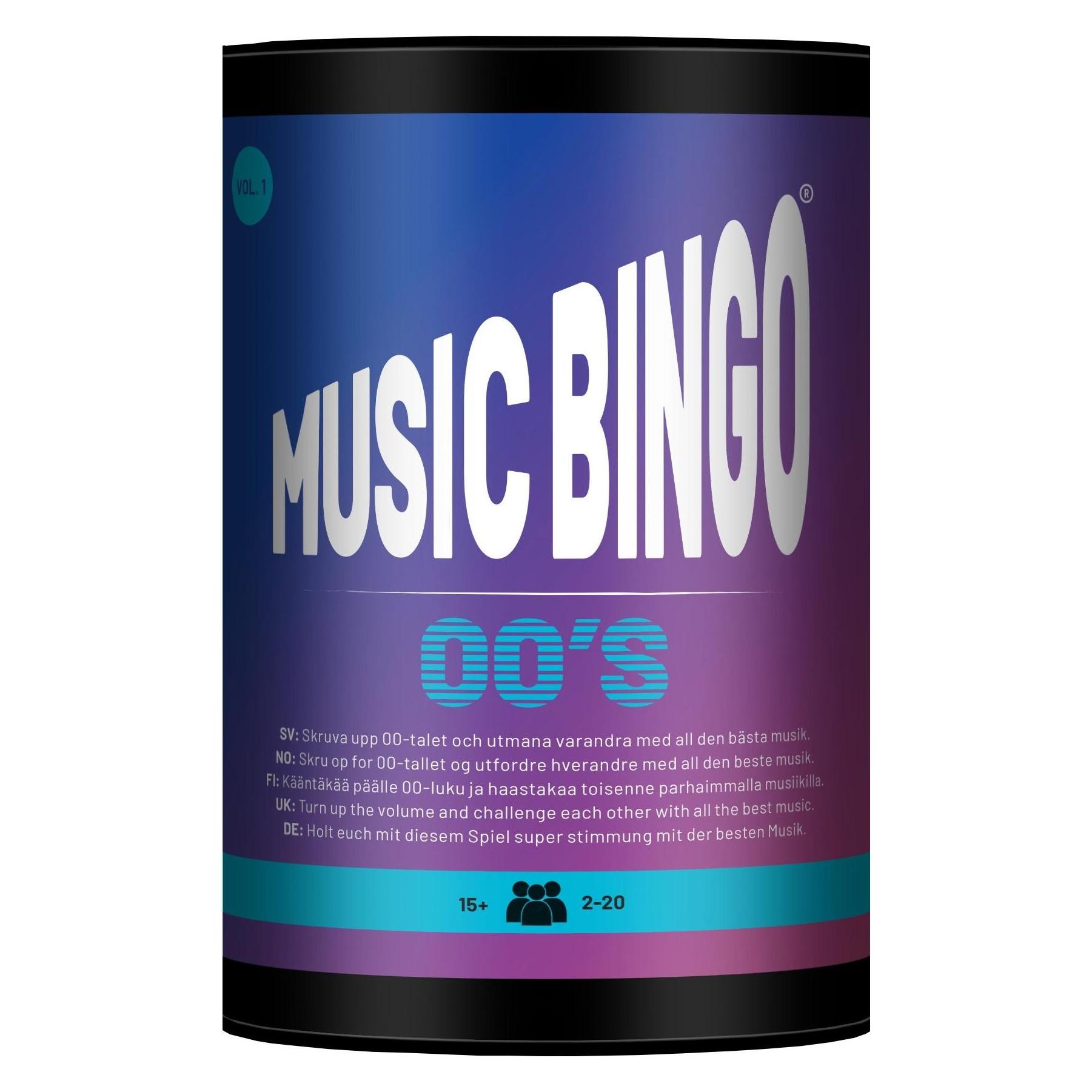 SMSCS Games Aps Skru op - Music Bingo - 00s (Music Bingo 00s) (Deutsch, Englisch, Finnisch, Norwegisch, Schwedisch) (Music Bingo 00s)
