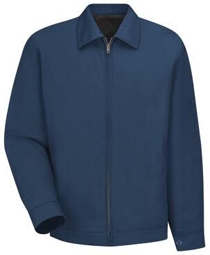 Red Kap CSJT22 Slash Pocket Jacket in Navy Blue size 2XL   Twill