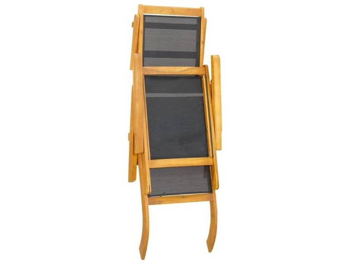 Sale 2026  Chaises longues/Bains de soleil - BURKE - et table Acacia massif et textilène Cc308