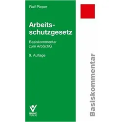 Arbeitsschutzgesetz, Fachbücher von Ralf Pieper