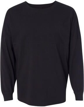 J America JA8229 Game Day Jersey T-Shirt in Black size XL   Cotton/Polyester Blend 8229