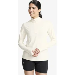 Impulse Half-zip Top Damen Tofu, Größe:4XL - Damen > Oberteile > Longsleeves - Weiß