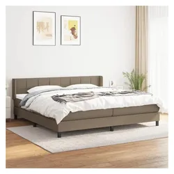 vidaXL, Boxspringbett, Lucan (Block mit Quadraten) (200 x 200 cm)