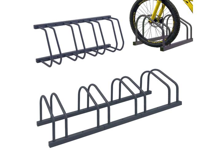 Fahrradständer für Boden und Wandmontage Anthrazit